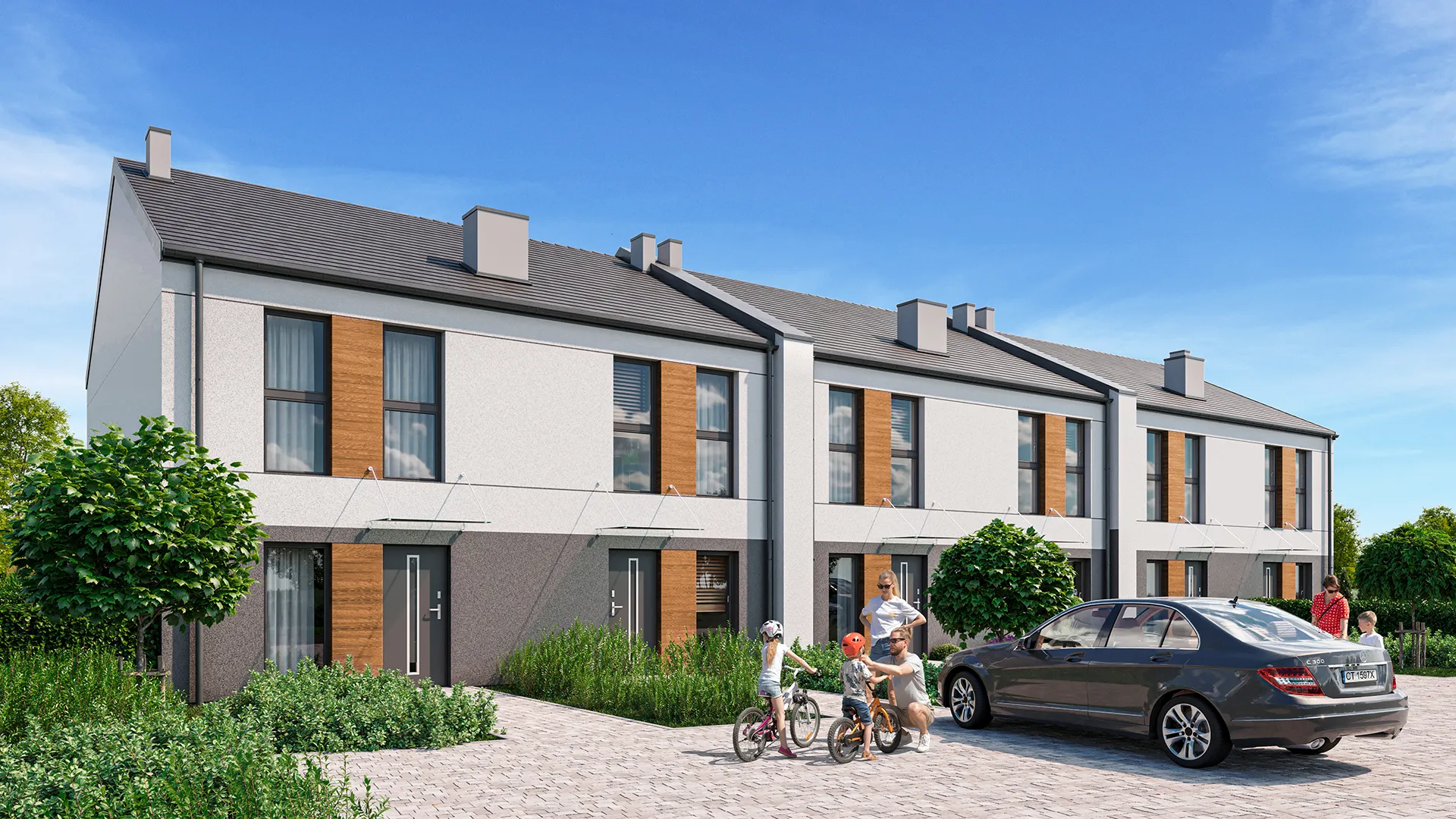 Wizualizacja rzutu parteru i piętra